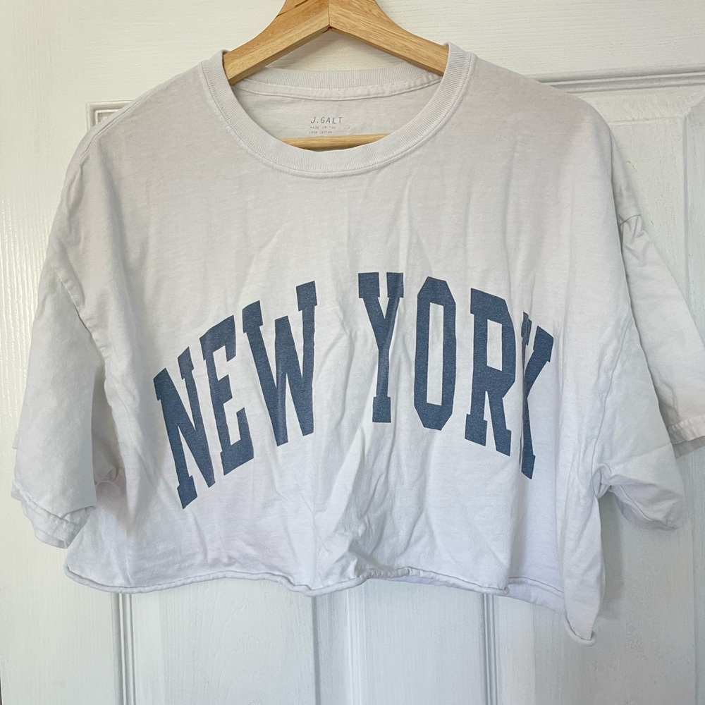 Brandy Melville Oversized Crop T Shirt